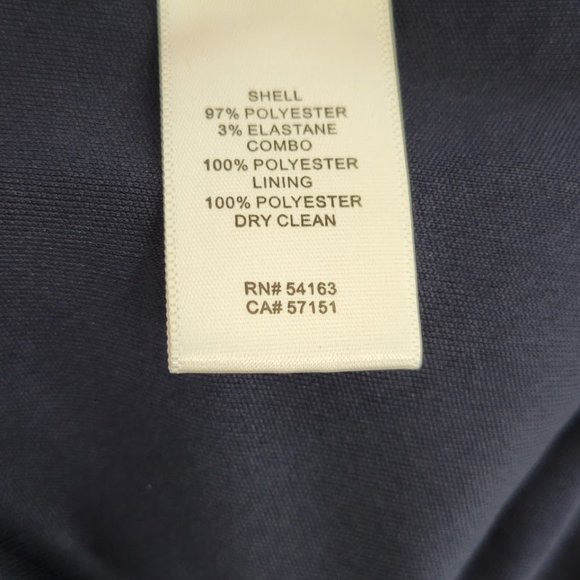 ELIZA J sheath off shoulder dress blue Sz 10P - Picture 8 of 8